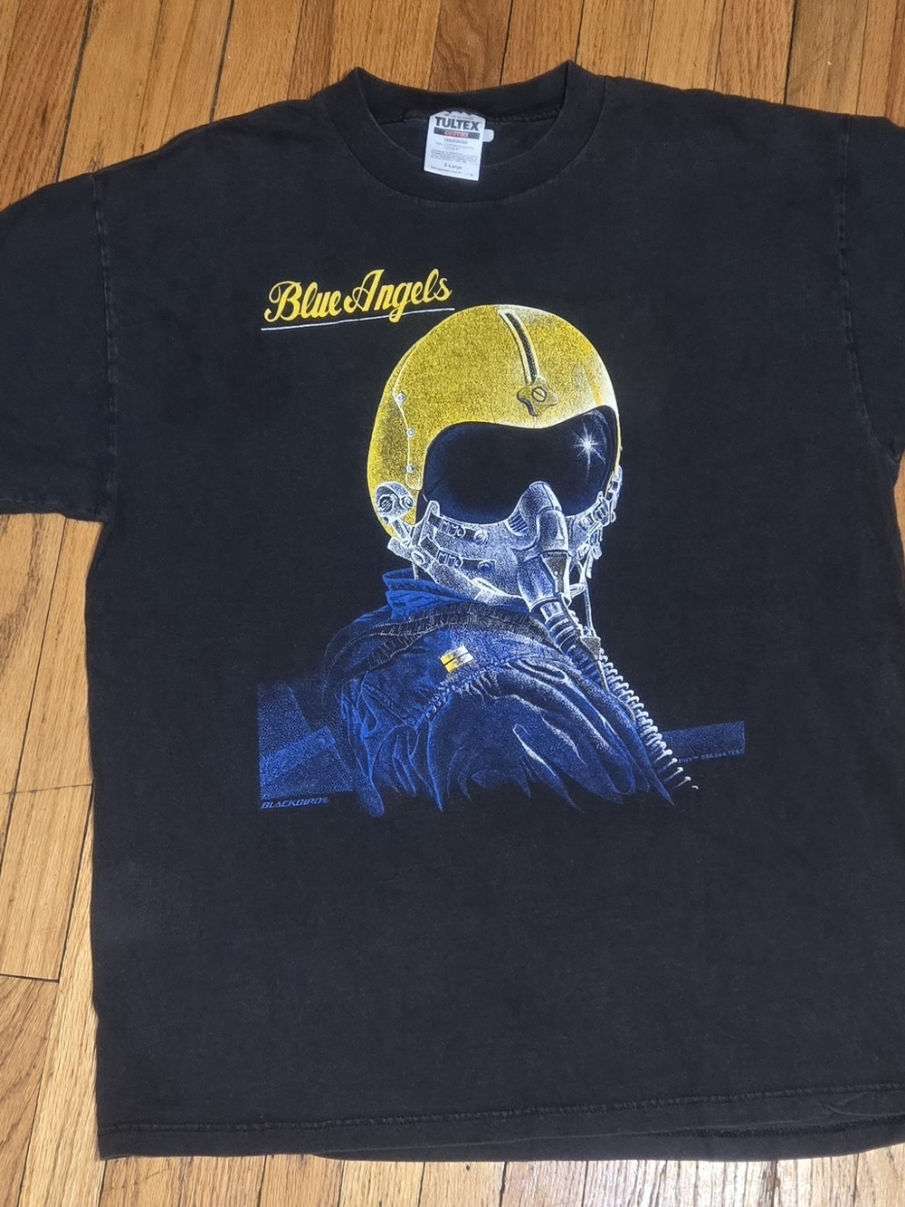 Vintage 90s US Navy Blue Angels Blackbird Shirt